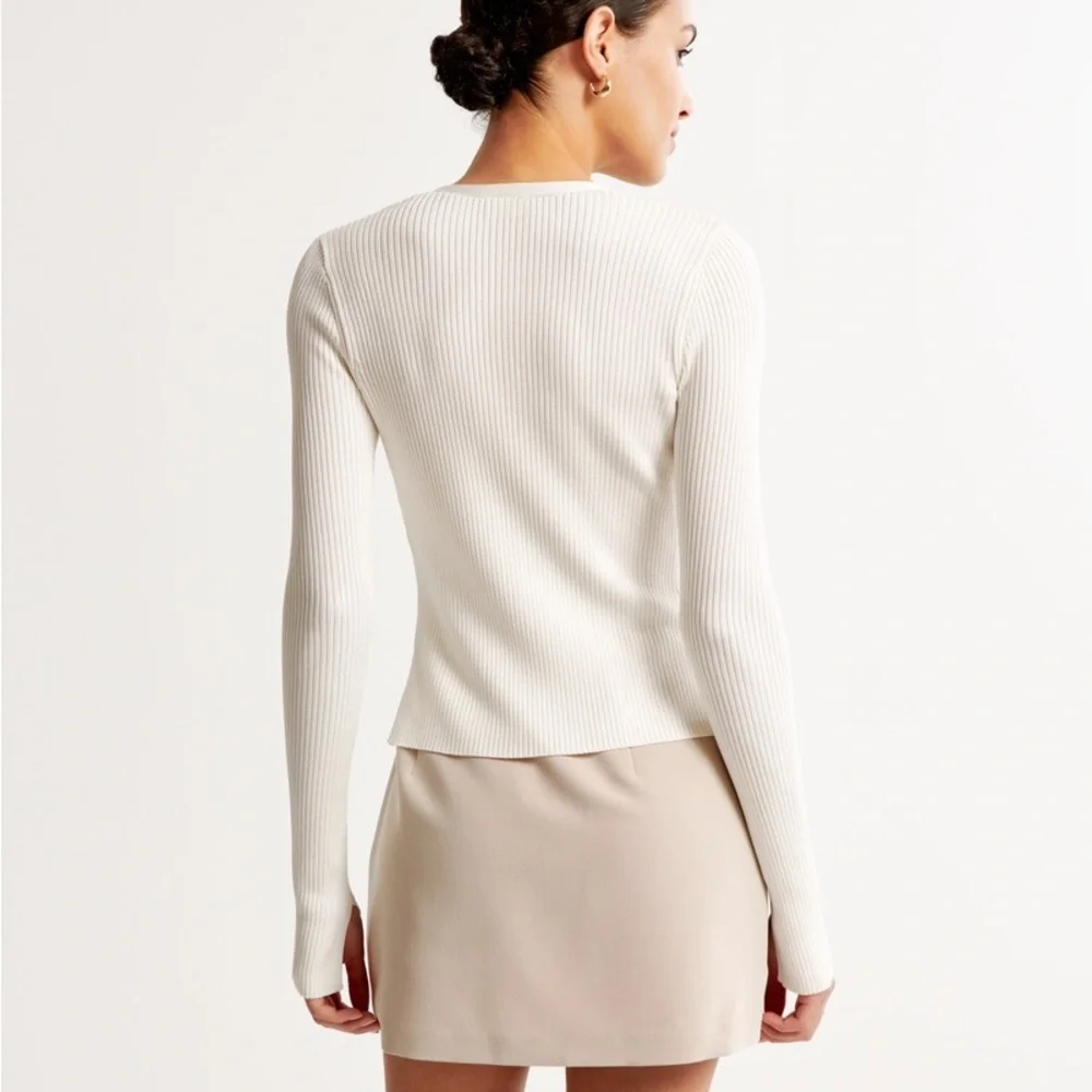 Abercrombie & Fitch Scarlett Mini‎ Skirt Skort Light Taupe Size XL